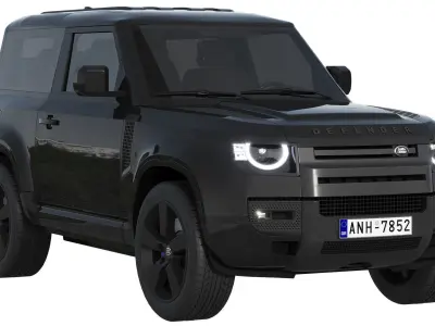 Land Rover Defender 90 V8 2022 3D model