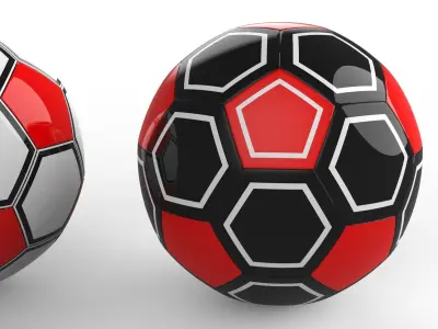 SOCCER BALLS 3D model get