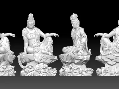 Guanyin  3D print model