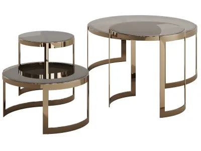 ENDI ANYA GLASS 2021 COFFEE TABLE 3D model