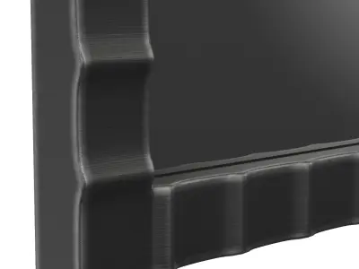 Dandridge Mirror Black 3D model