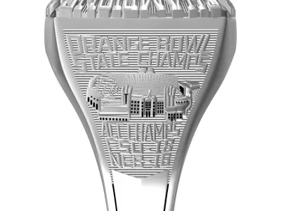 FSU National Championship Ring 3D print model