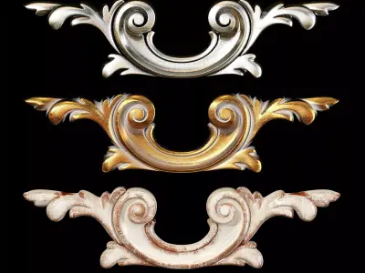 Classic carved 102 3D model