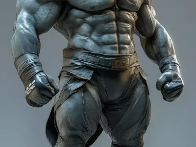 Fishhuma3dmodel Low-poly 3D model