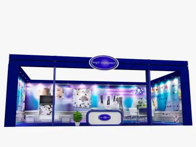 Booth Exhibition Stand a467d 3D model