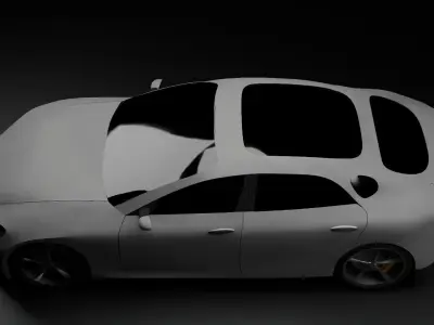 Car model Low-poly 3D model