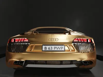 AUDI R8 3D MODEL - OBJ 3D model