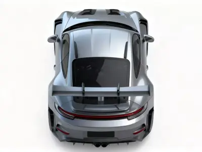 High-Detail GT Track Porsche 911 GT3 RS 2023 3D model