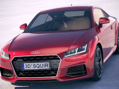 Audi TT Coupe 2019 3D model