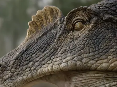 Spinosaurus bust for rendering 3D model