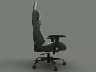 chair racing Low-poly 3D model