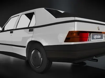 Alfa Romeo75 - vintage car  3D model