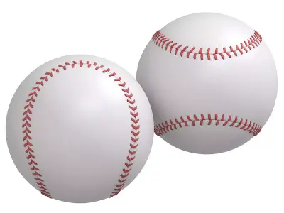 Baseball 3D model