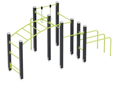 Lappset Street workout 3D model