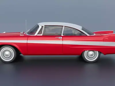 Plymouth Fury 1958 3D print model
