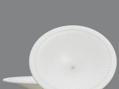  Tunisian hand painted plate 3D model