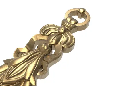 decorative pattern ready for 3D printing 3D model