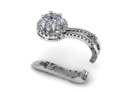 Earring For Women For Free Download Free 3D print model