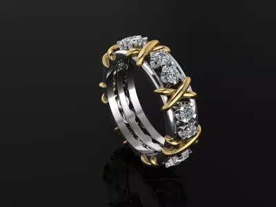 Ring 3D model 3D print model