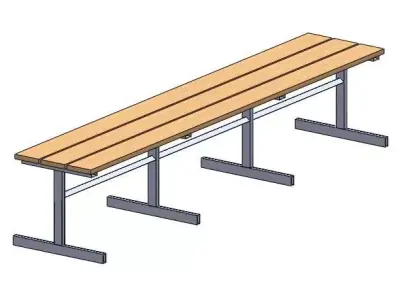 Bench 2m 3D model