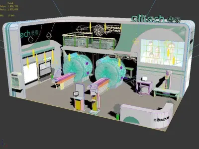 Exhibition - Area -10X13-3DMAX2009-073 3D model