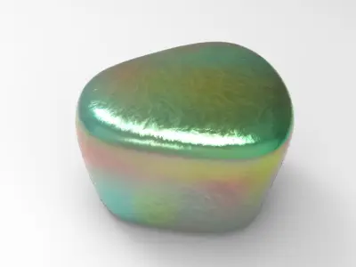 Loyu Pouf Low-poly 3D model