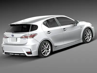 Lexus CT 200h 2014 3D model
