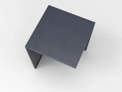 Ox Side Table Low-poly 3D model
