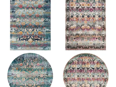 Rugs No 105 Low-poly 3D model