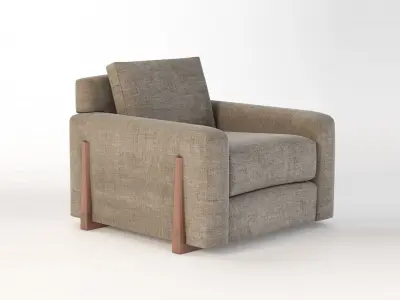 Egan Lounge Chair 3D model