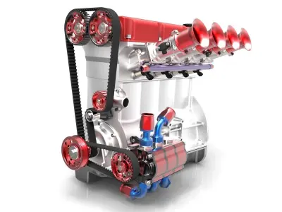 Race Engine 2000 3D model