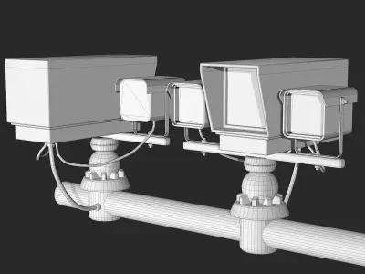 Speed Cameras 3D model