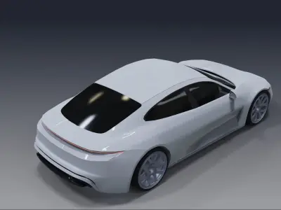 Porshe porsche sports car 3D model