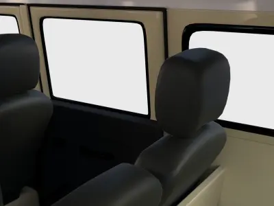  Land Rover Defender 110 Station Wagon w interior rev 3D model