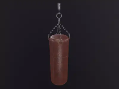 Punching Bag 3D Model Low-poly 3D model