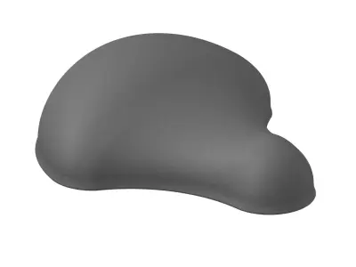 Carbon Fiber Bicycle Saddle 3D model