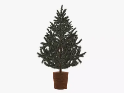 Fir tree artificial 05 3D model