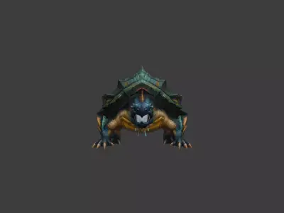 Armored Turtle Beast 3D model