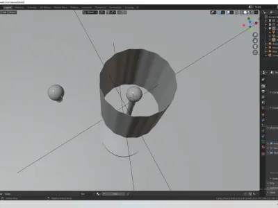 dekstop lamp - table lamp  Free 3D model