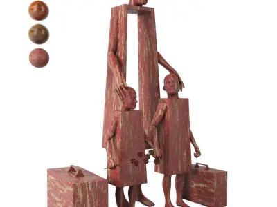 Decorative Family Sculptures Vol-2 3D model