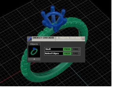 Brilliant luxury Engagement Gold  Diamond ring printable 3D print model