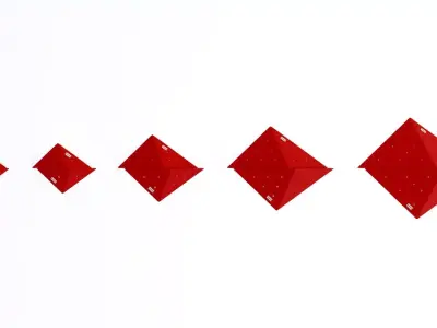 Rock Climbing Boulders - Axis Duos 2 3D model