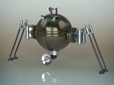 Spy robot 3D model
