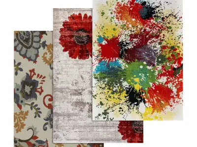 Rug Set 965 3D model