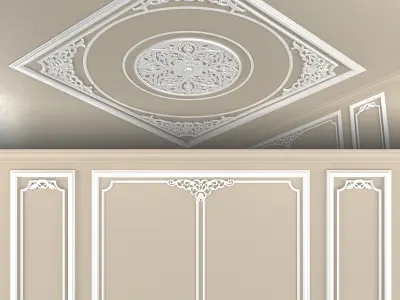 Decorative Frame  Ornament  Vol 02 3D model
