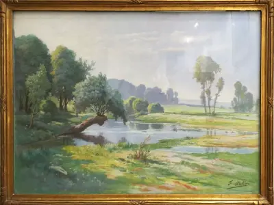 Tableau peinture pastel Free 3D model