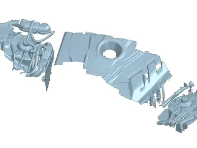 Alfa Romeo Giulia Strut Mounts 3D model