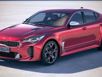 Kia Stinger 2018 3D model