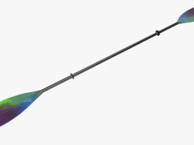 Paddle kayak  3D model