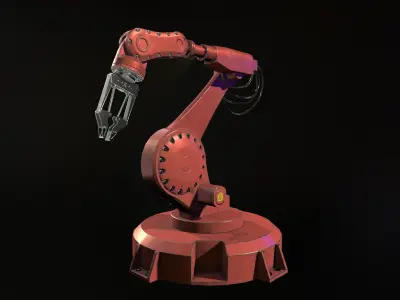 manipulator Low-poly 3D model